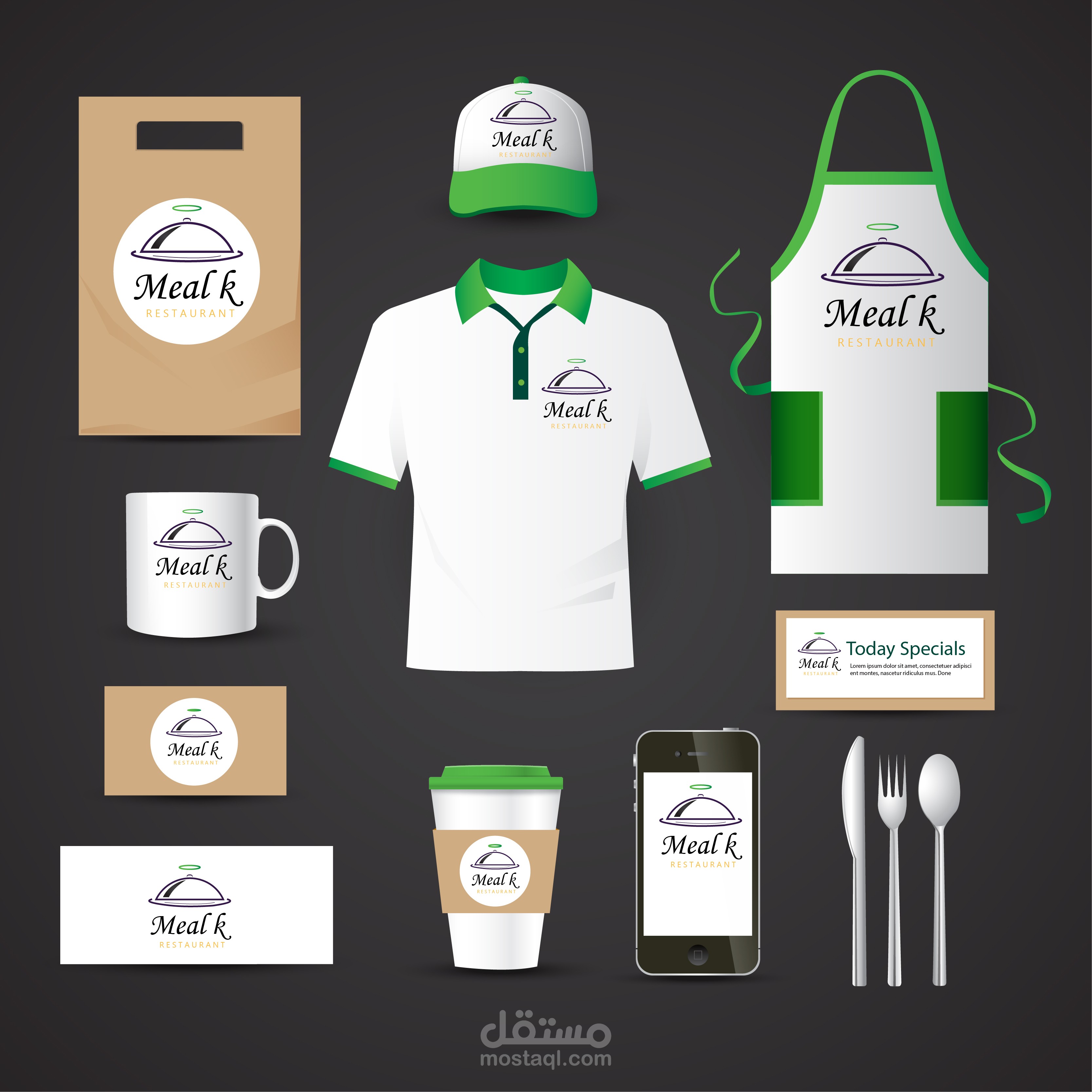 هوية بصرية لRESTURANT.