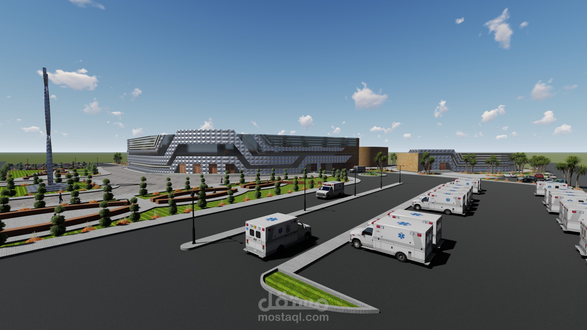 مدينة طبية تعالج الوبائيات