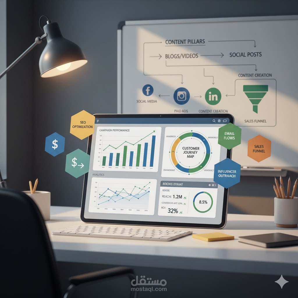 دليل الخطة التسويقية الرقمية