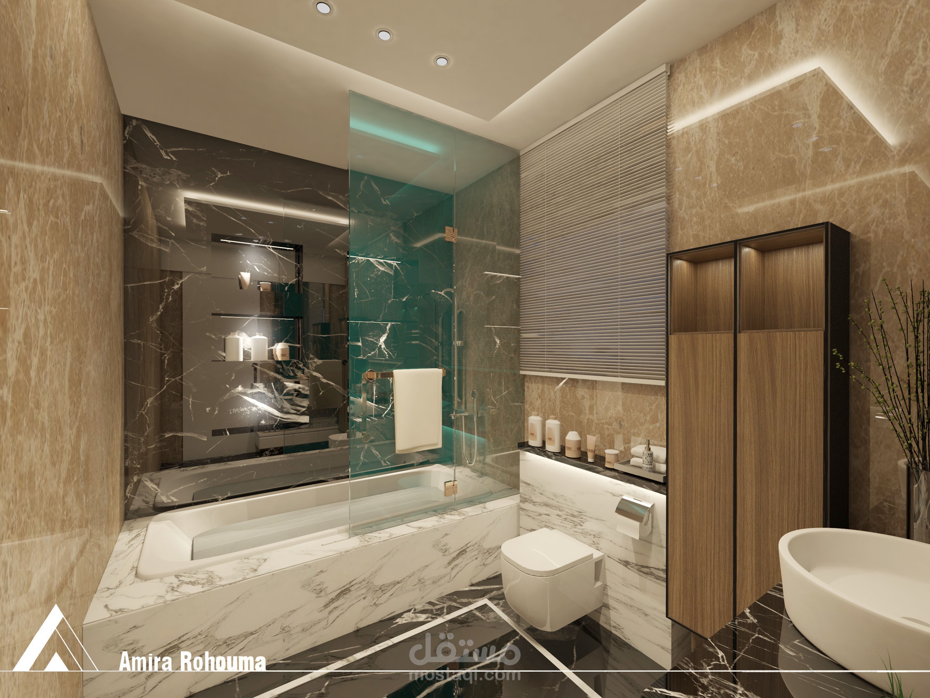 Luxury bathroom design