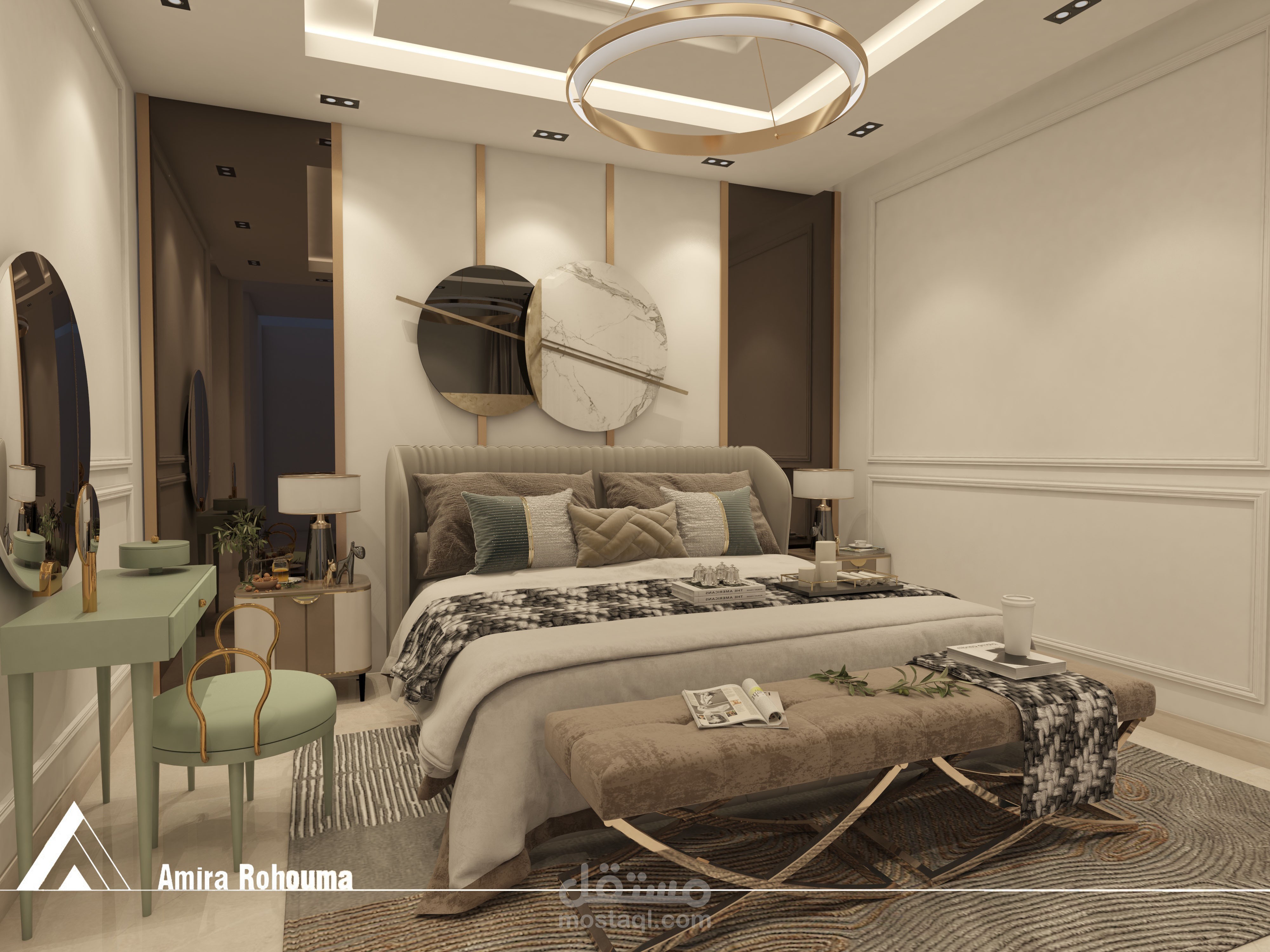 modern master room design