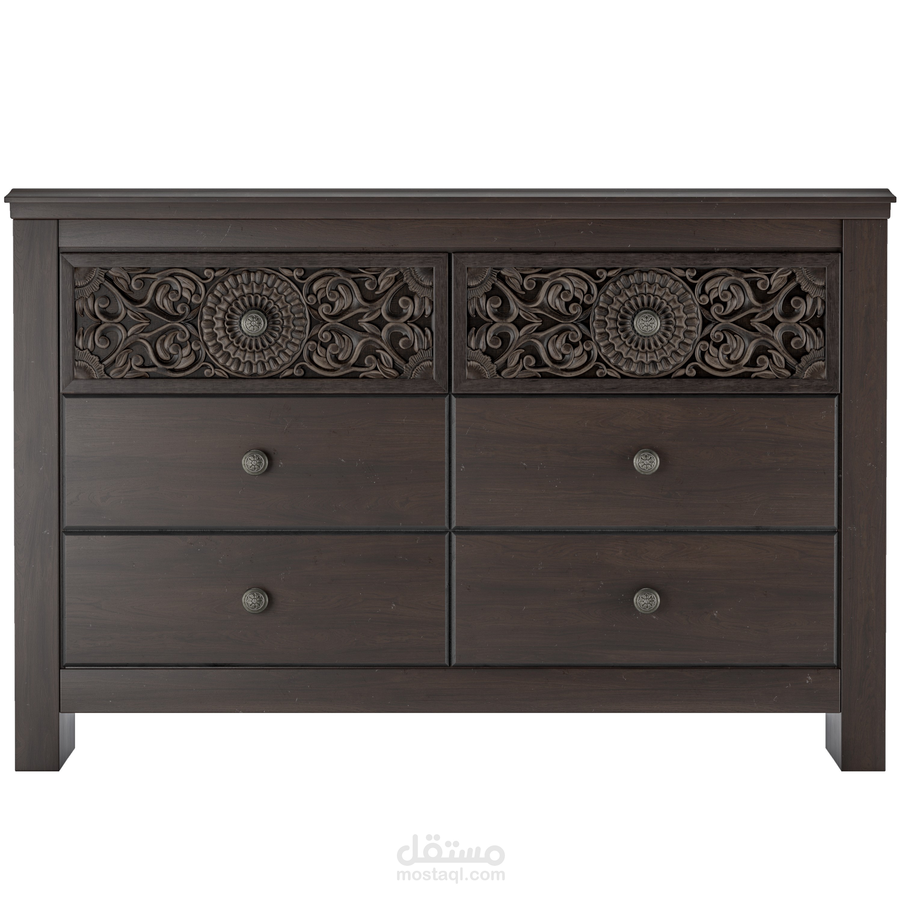 Paxberry 6 Drawer Dresser and Mirror