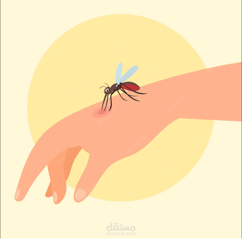 انفوجرافيك عن حياة الملاريا