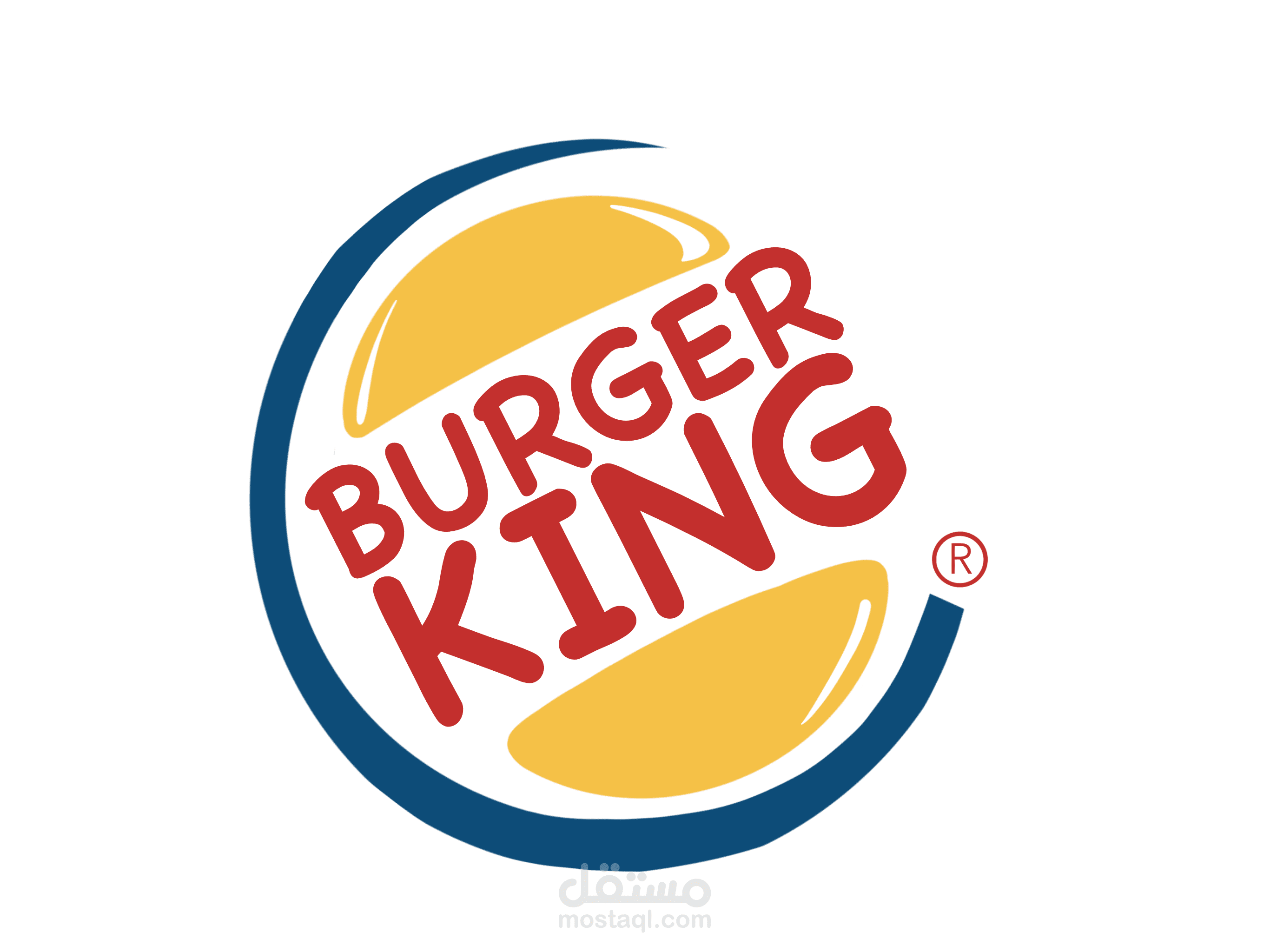 رسمت شعار مطعم برجر كنج