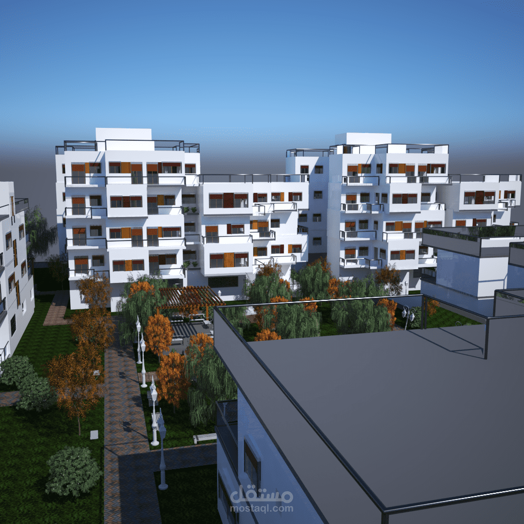 تصميم مجمع سكني