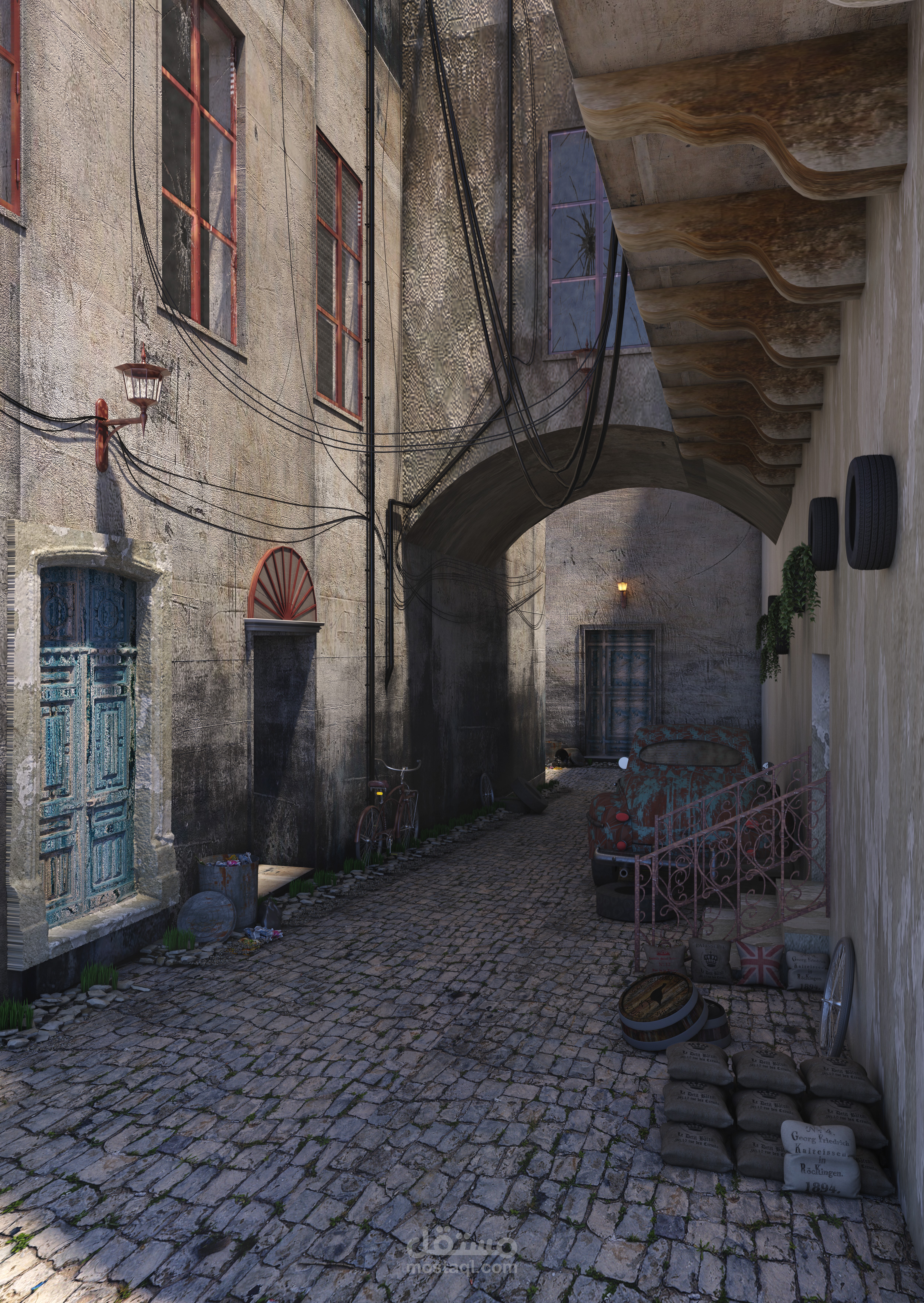 محاكاة للواقعيه (حاراه شاميه شعبيه)