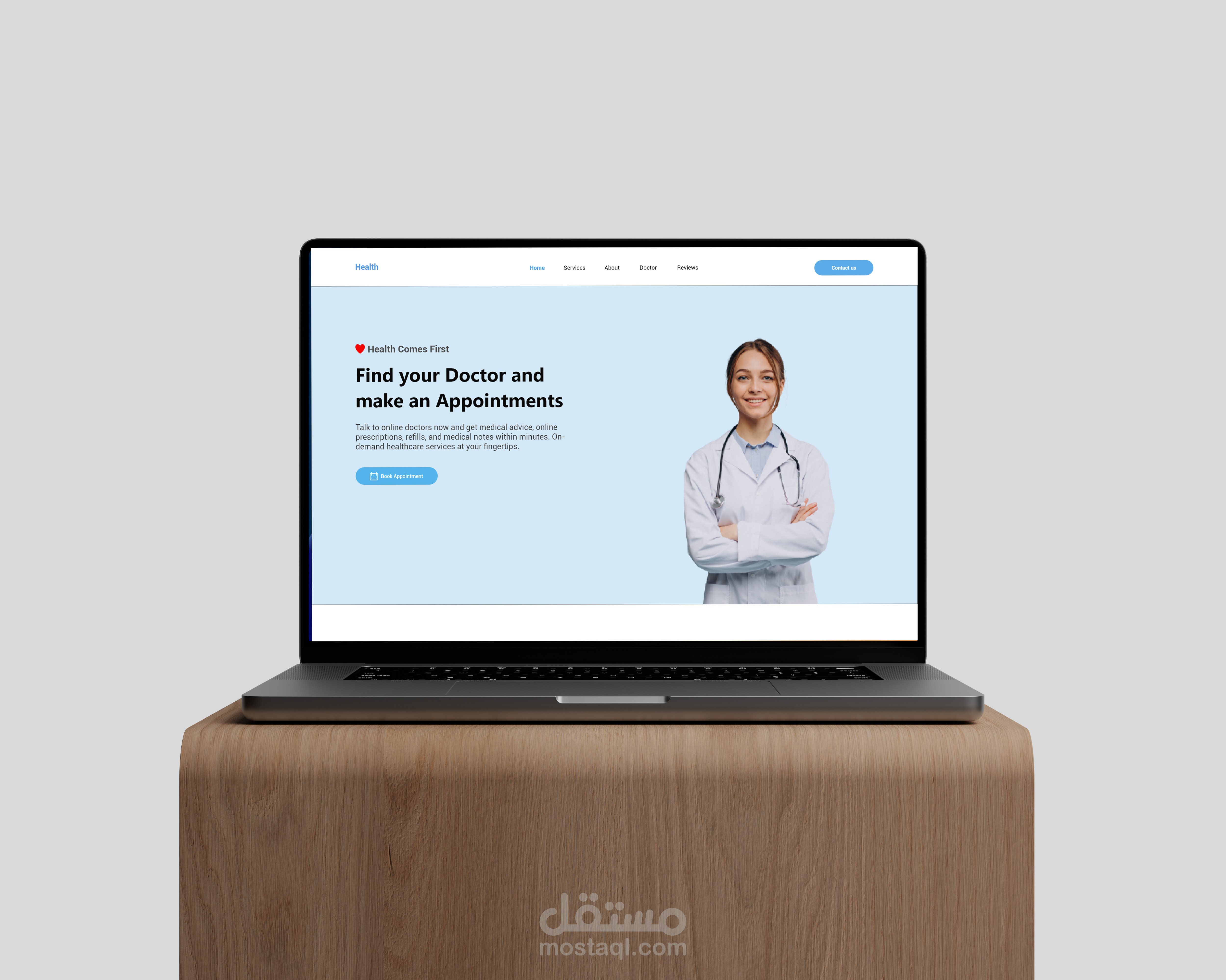 Appointment booking site with the doctor