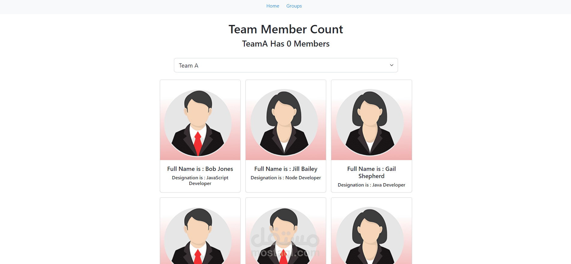 Team Member App