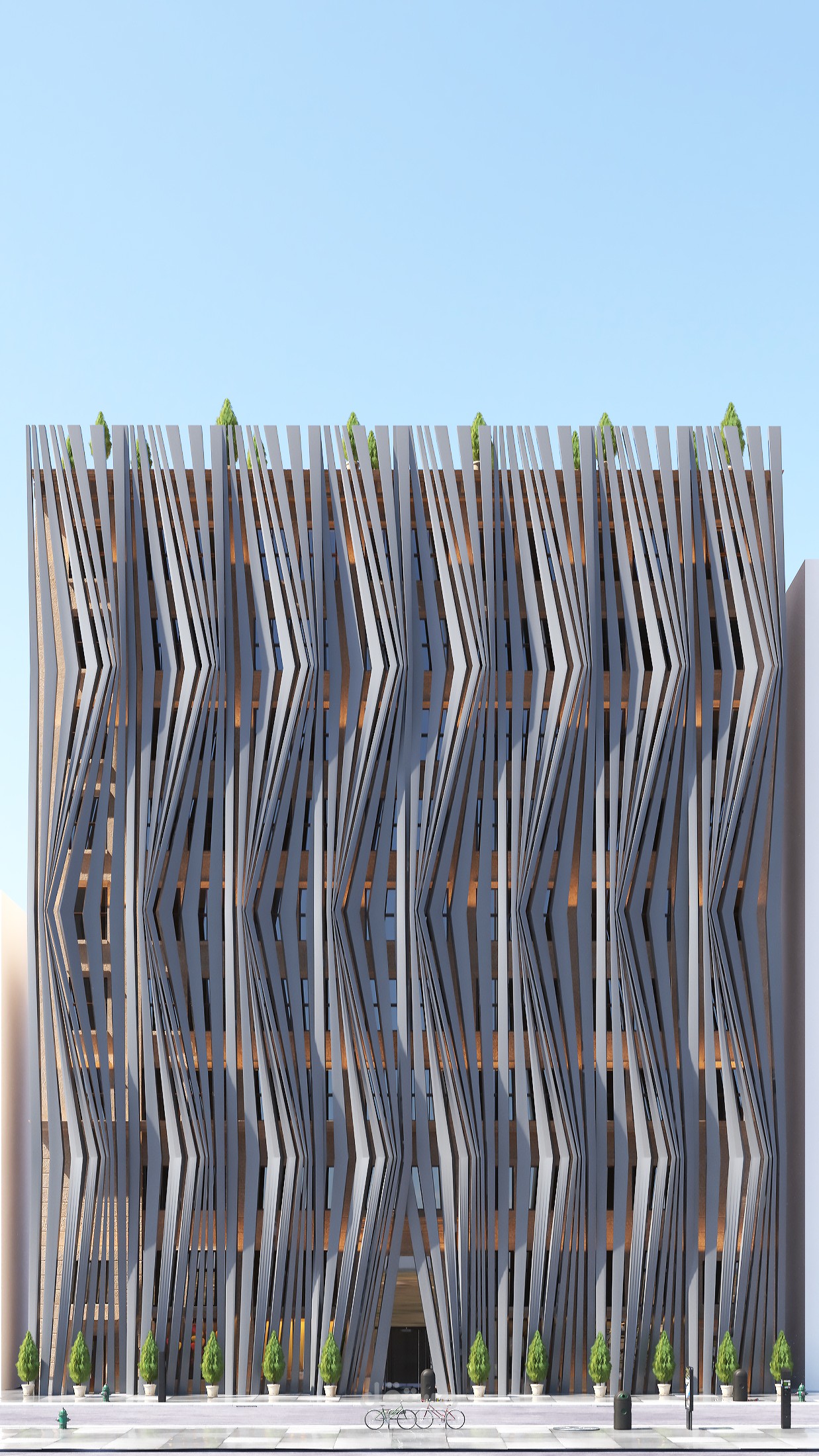 تصميم واجهة بناء