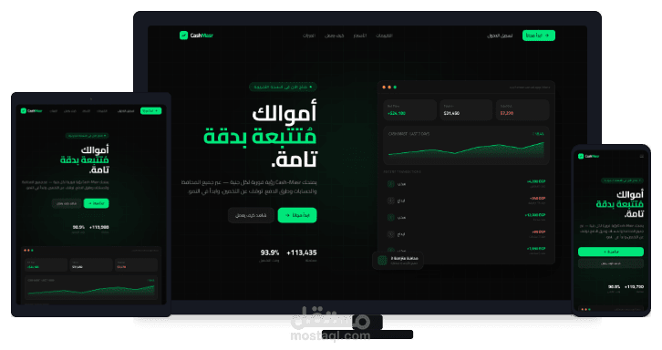 تطوير نظام كاش مصر لإدارة الأعمال والحسابات والعمليات المالية