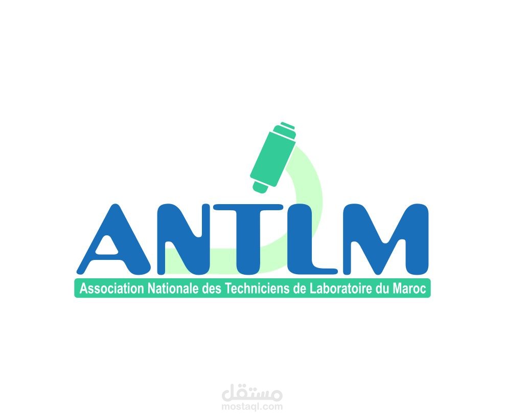 تصميم شعار جمعية تقنيي المختبر بالمغرب
