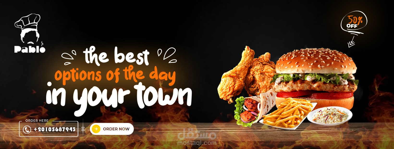 facebook cover for paplo restaurant