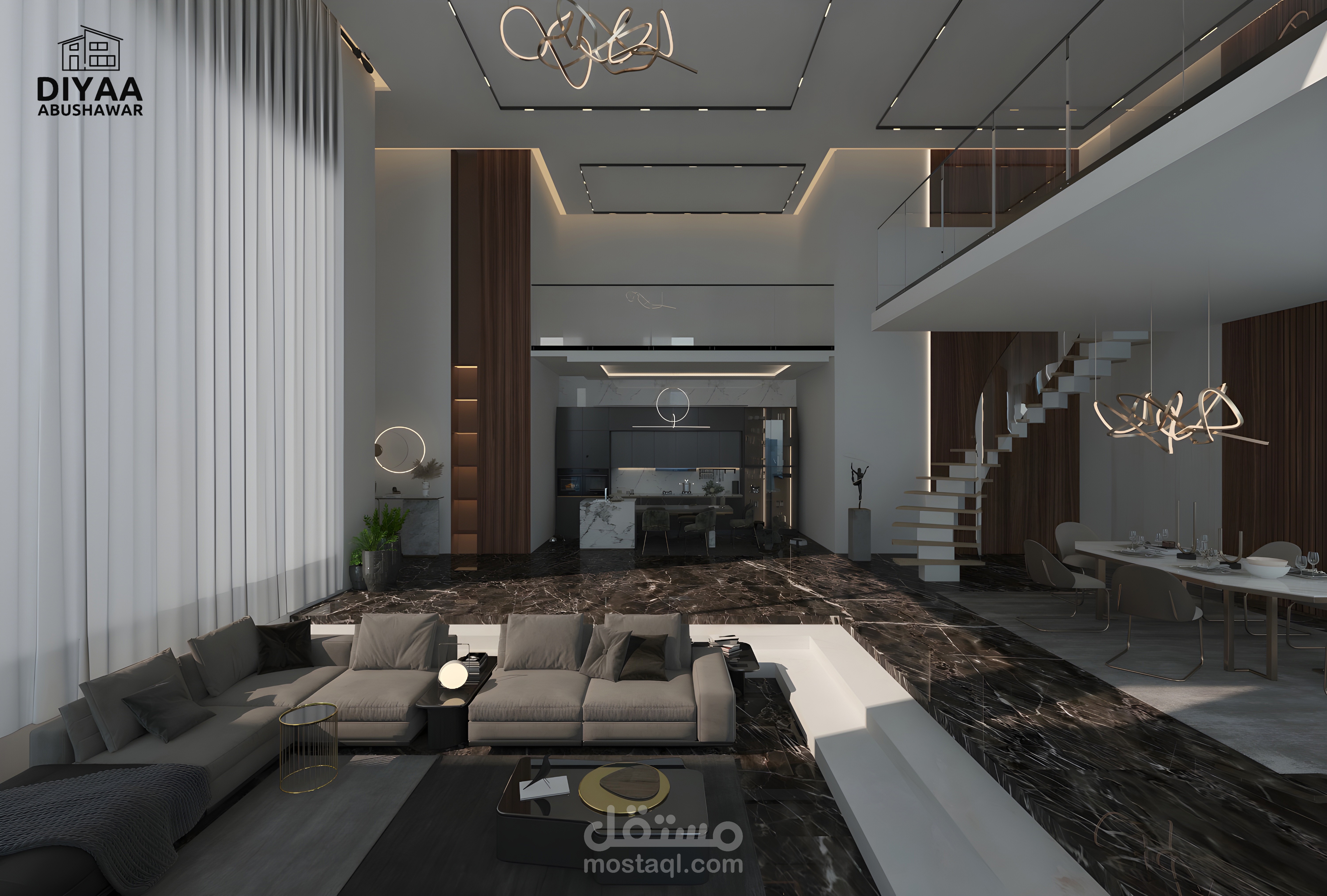 تصميم داخلي مودرن