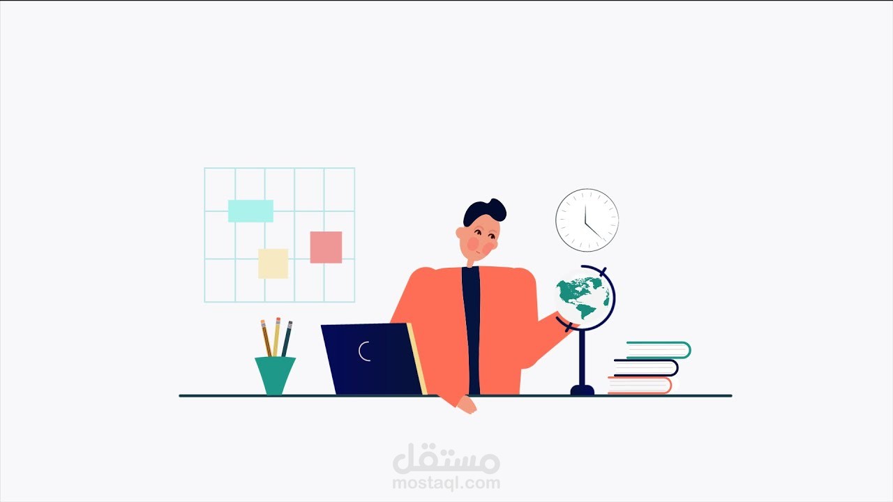 tourism company motion graphic video