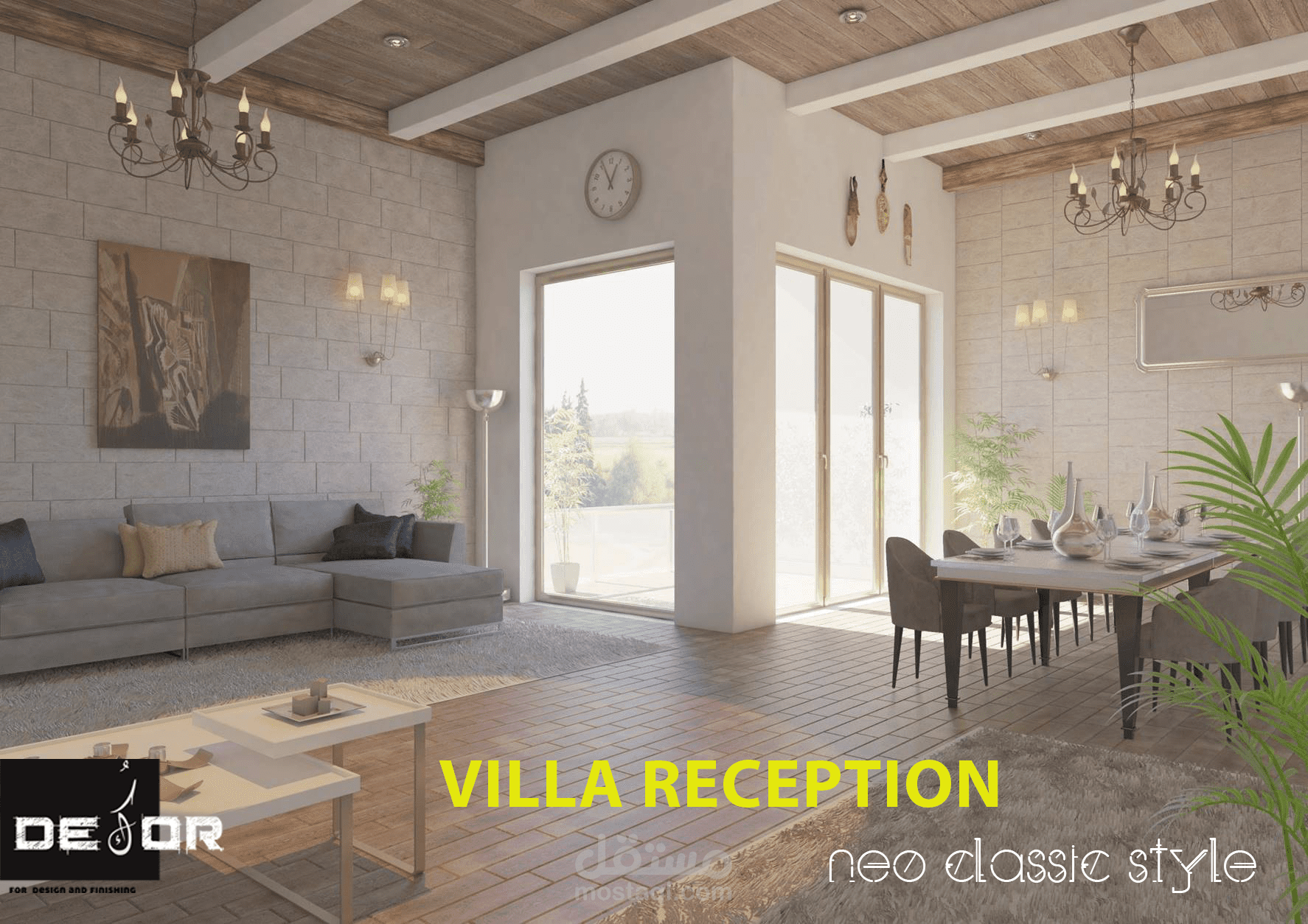 villa reception