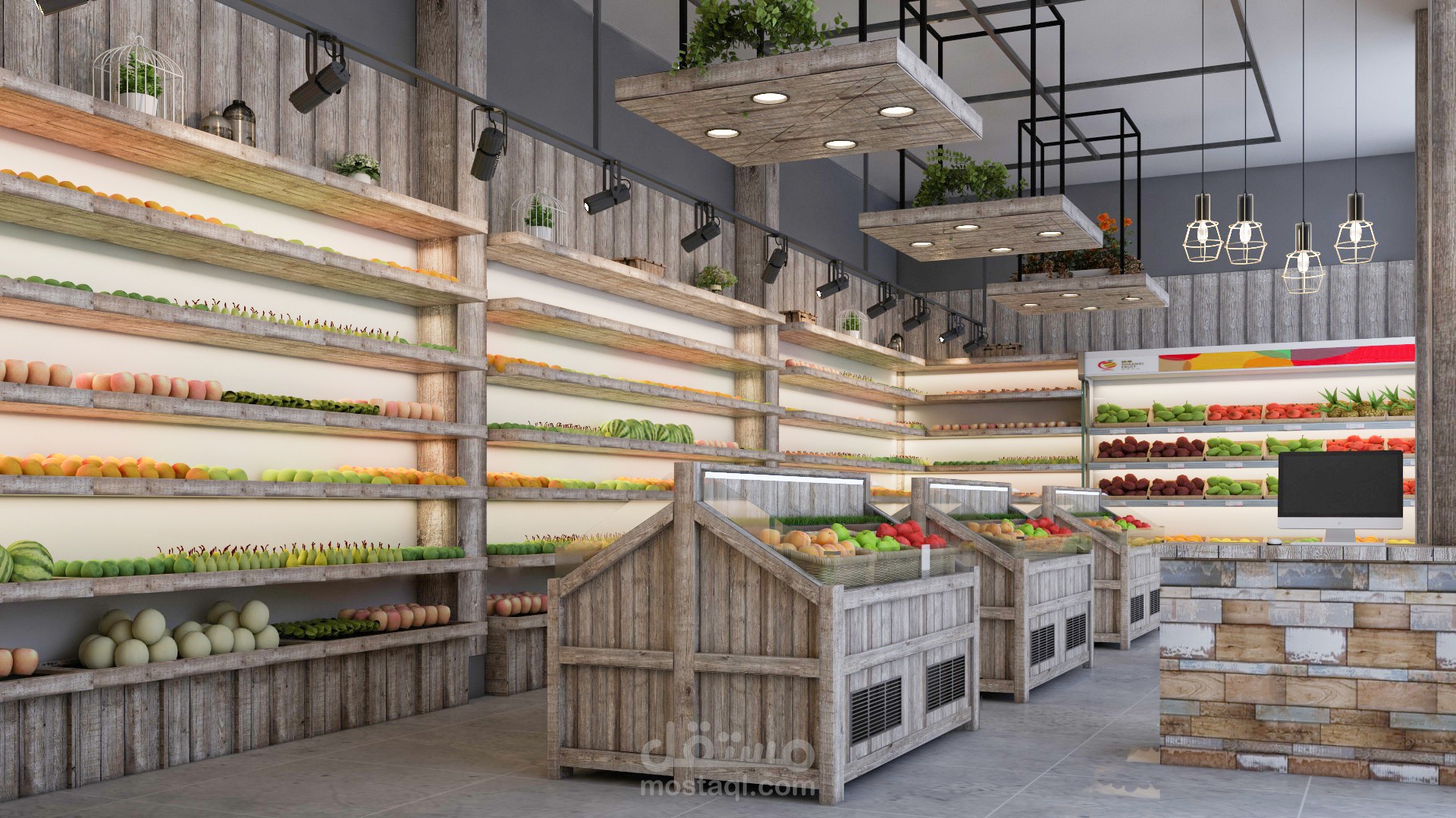 تصميم محل خضار