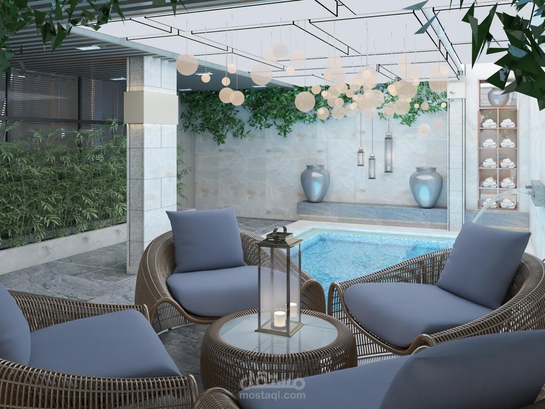 تصميم مسبح مميز جدا