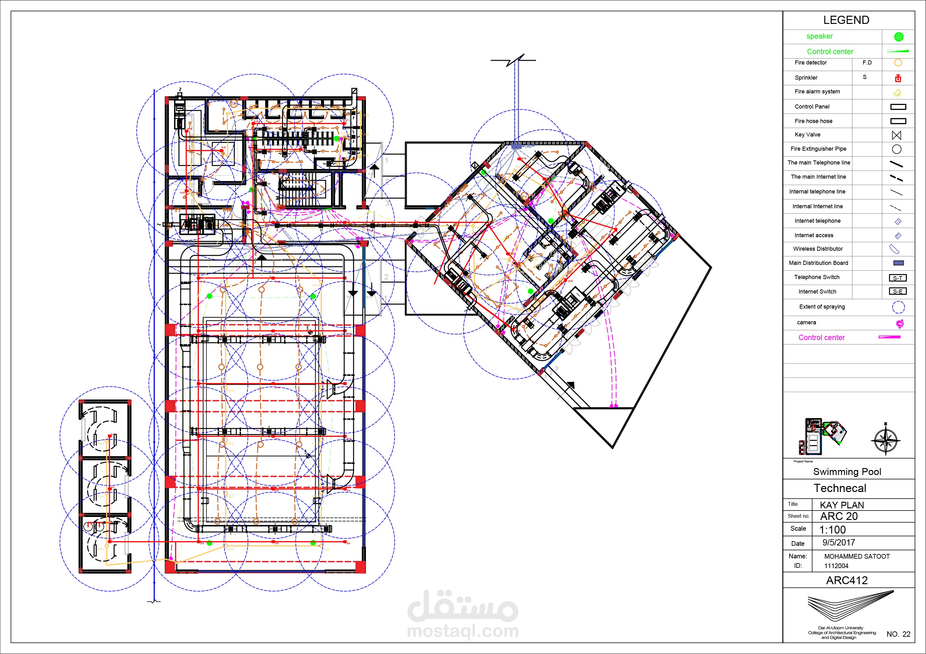 رسم مخططات هندسية ( مخططات تنفيذية )