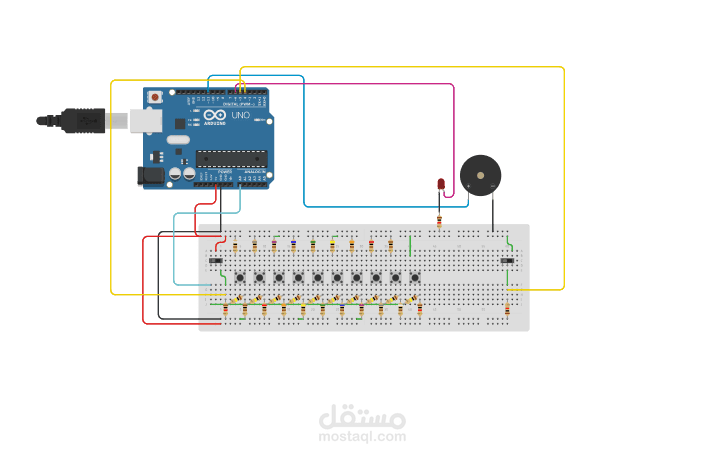 بيانو مسجل للمقطوعات