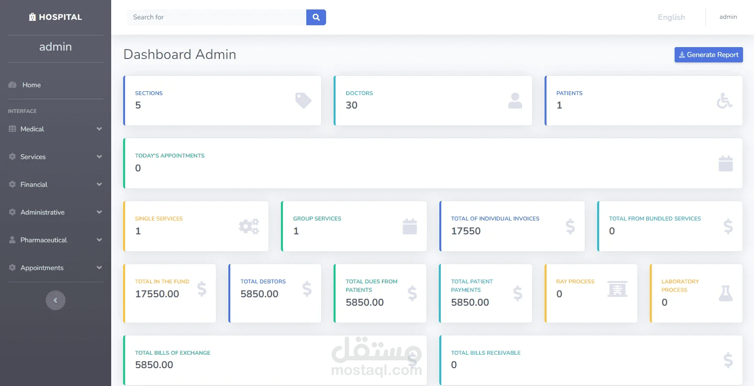 نظام إدارة المستشفيات | Hospital Management System (HMS)