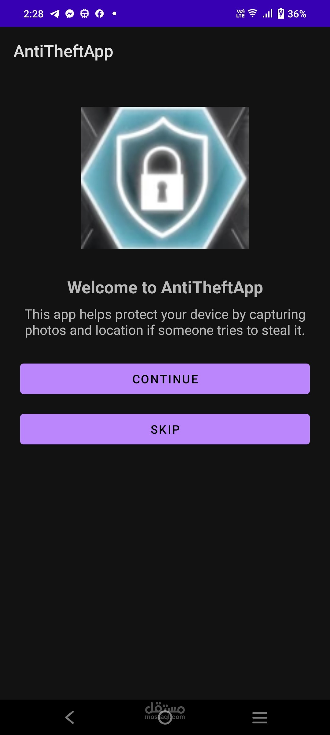 ِِِِِِِAntiTheftApp