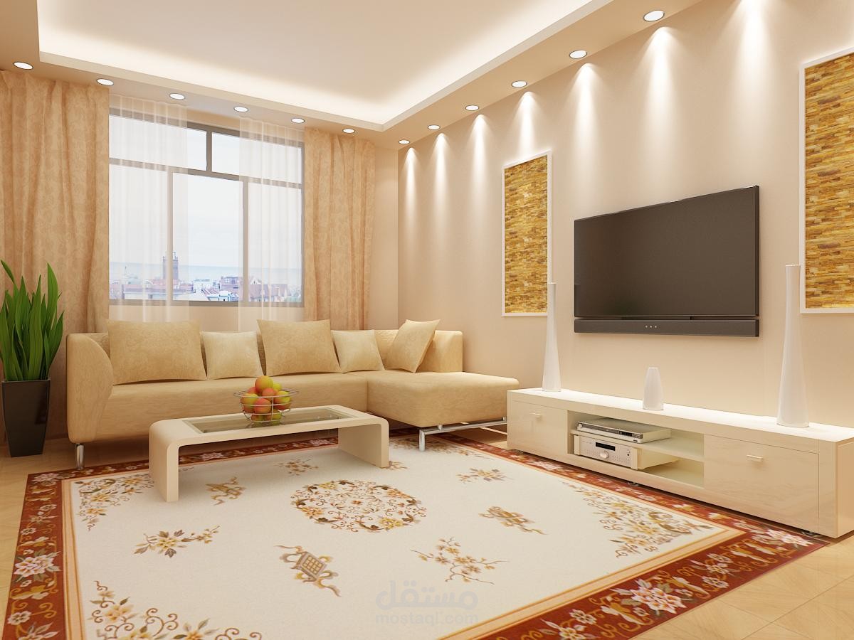 تصميم غرفة جلوس