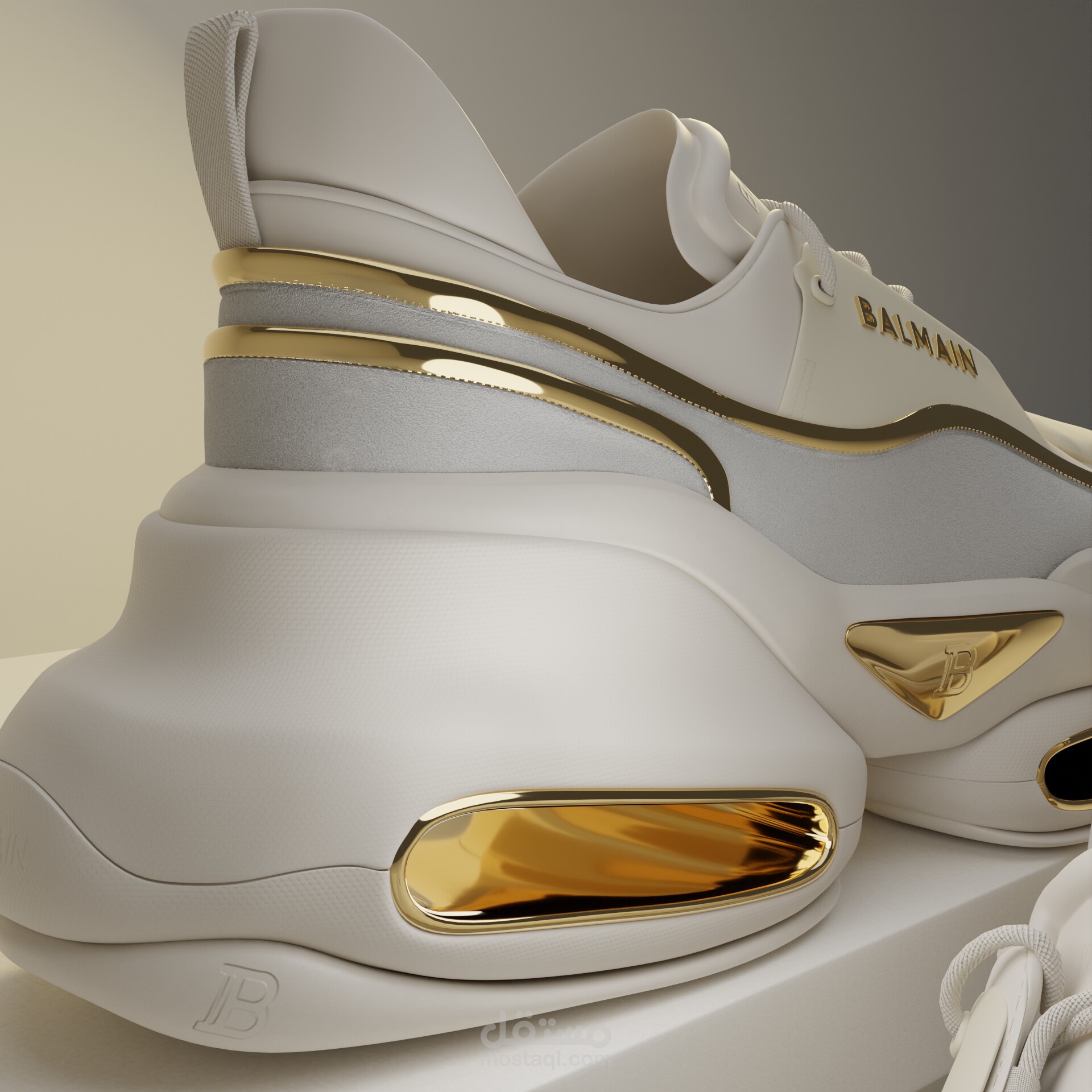 3d modeling (Balmain Sneakers)