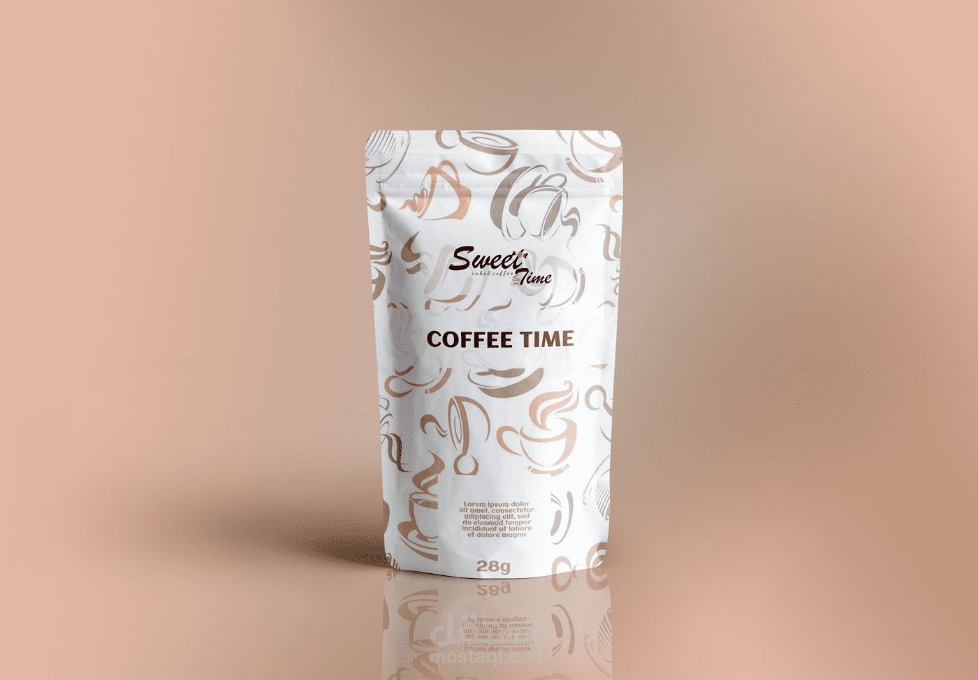 Packaging Design and Die Cut "SWEET TIME" Cafa  التغليف لمشروع "سويت تايم"كافيه