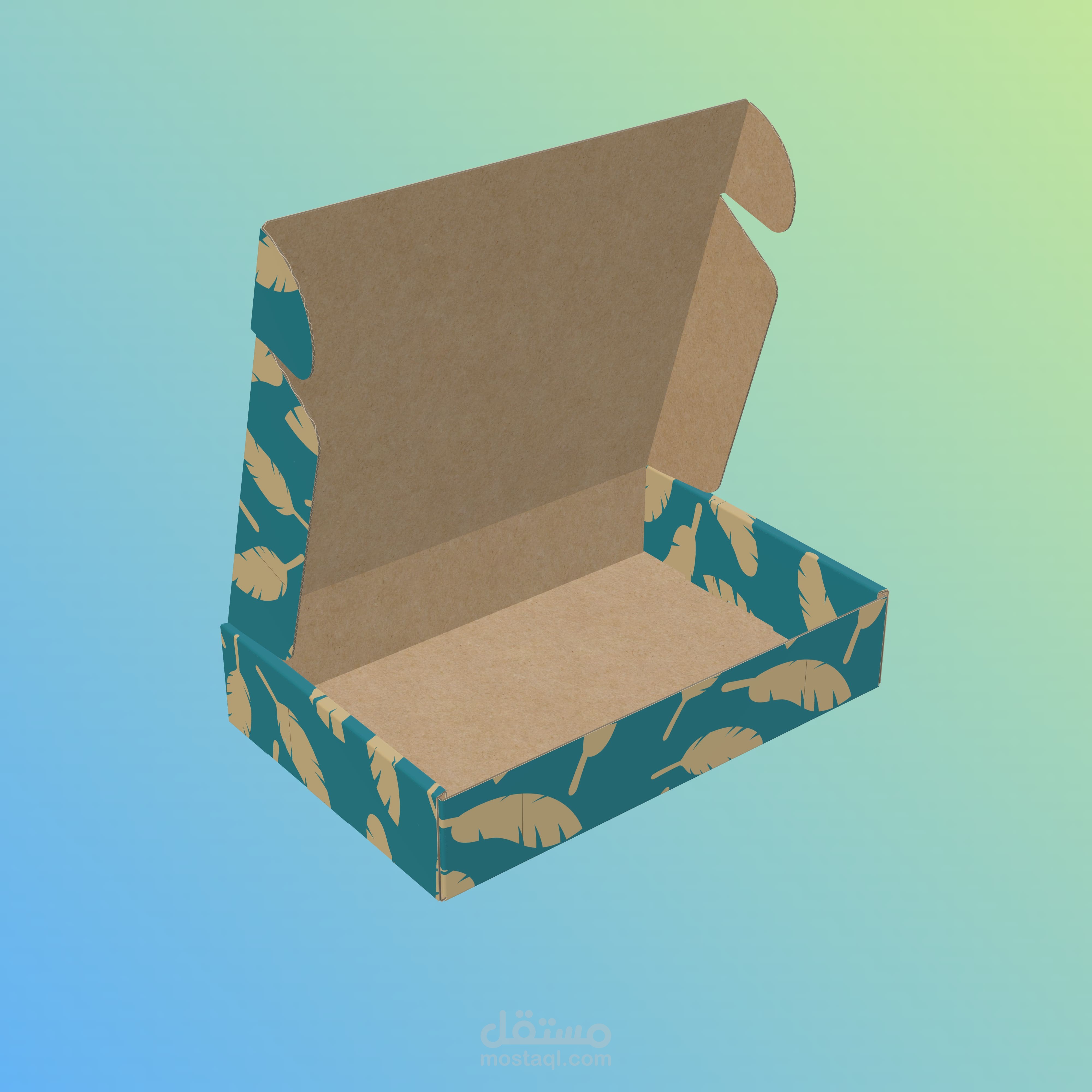 علبة كرتون لتقديم الهدايا