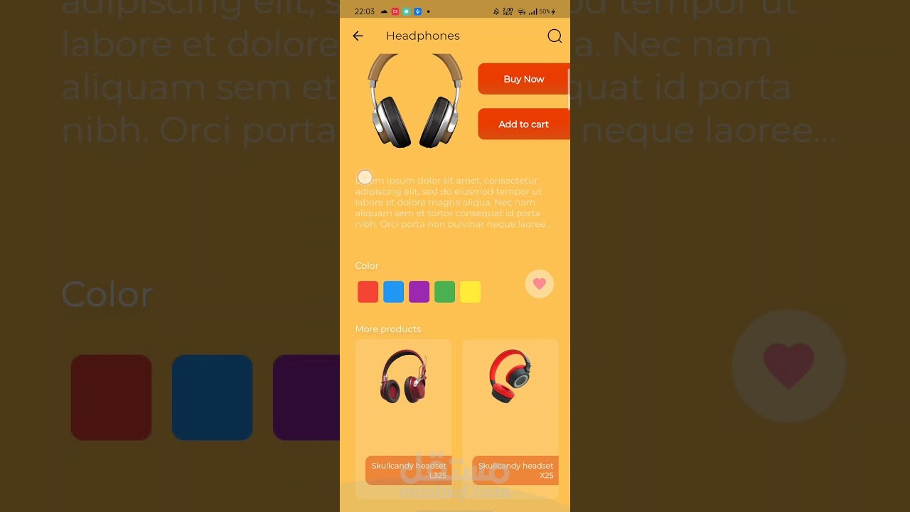 E-Shop Application (Flutter-Node.js)
