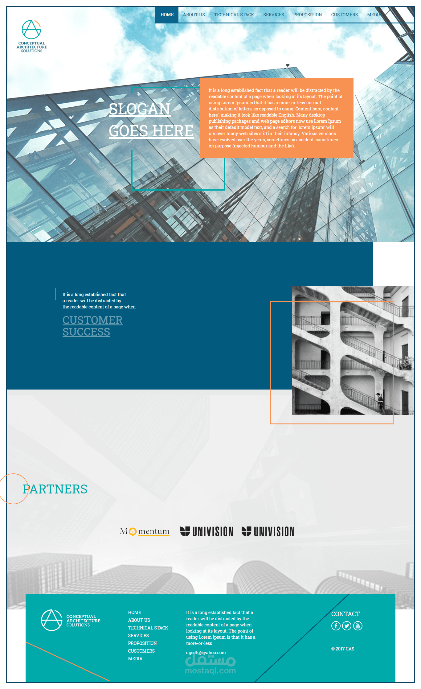 Architecture solutions website