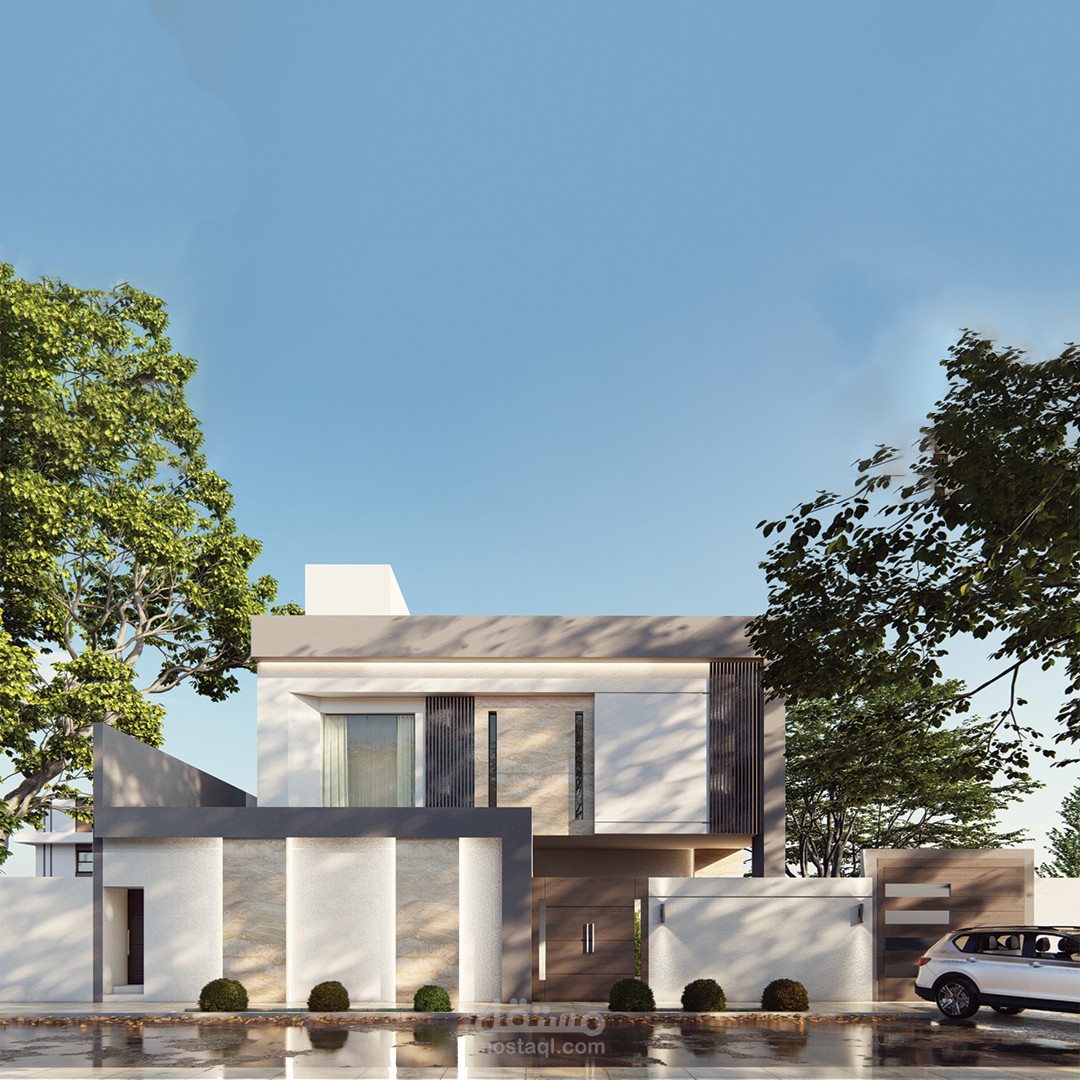 Modern villa exterior design