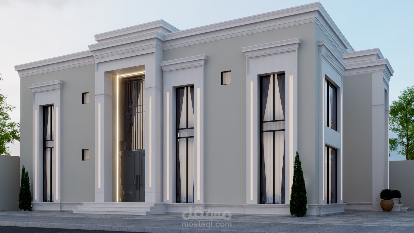 New classic villa design