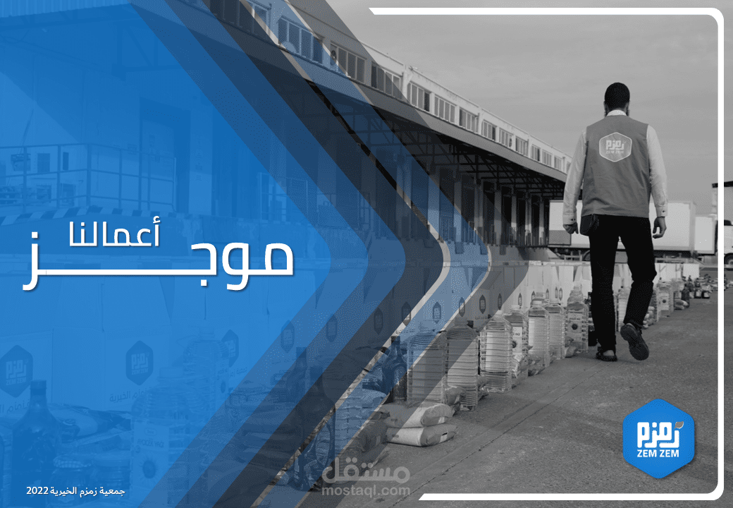 عرض موجز لمشاريع العام السابق في جمعية زمزم الخيرية