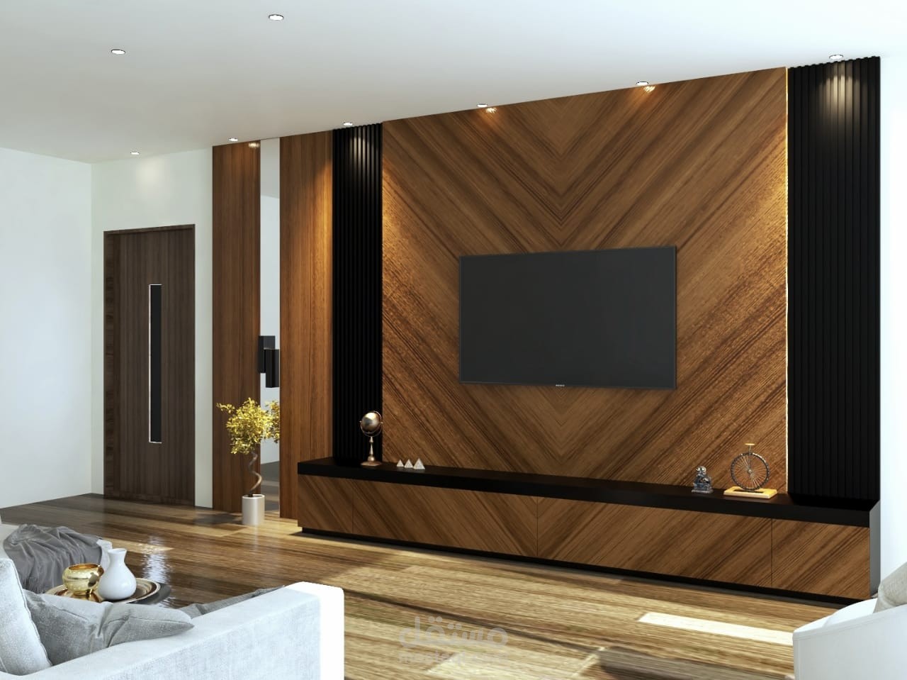 Wooden TV Cabinet
