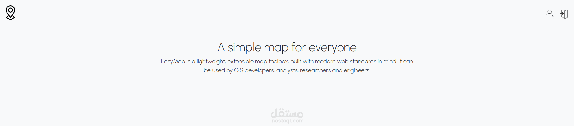 EasyMap: Map viewer for GIS engineers