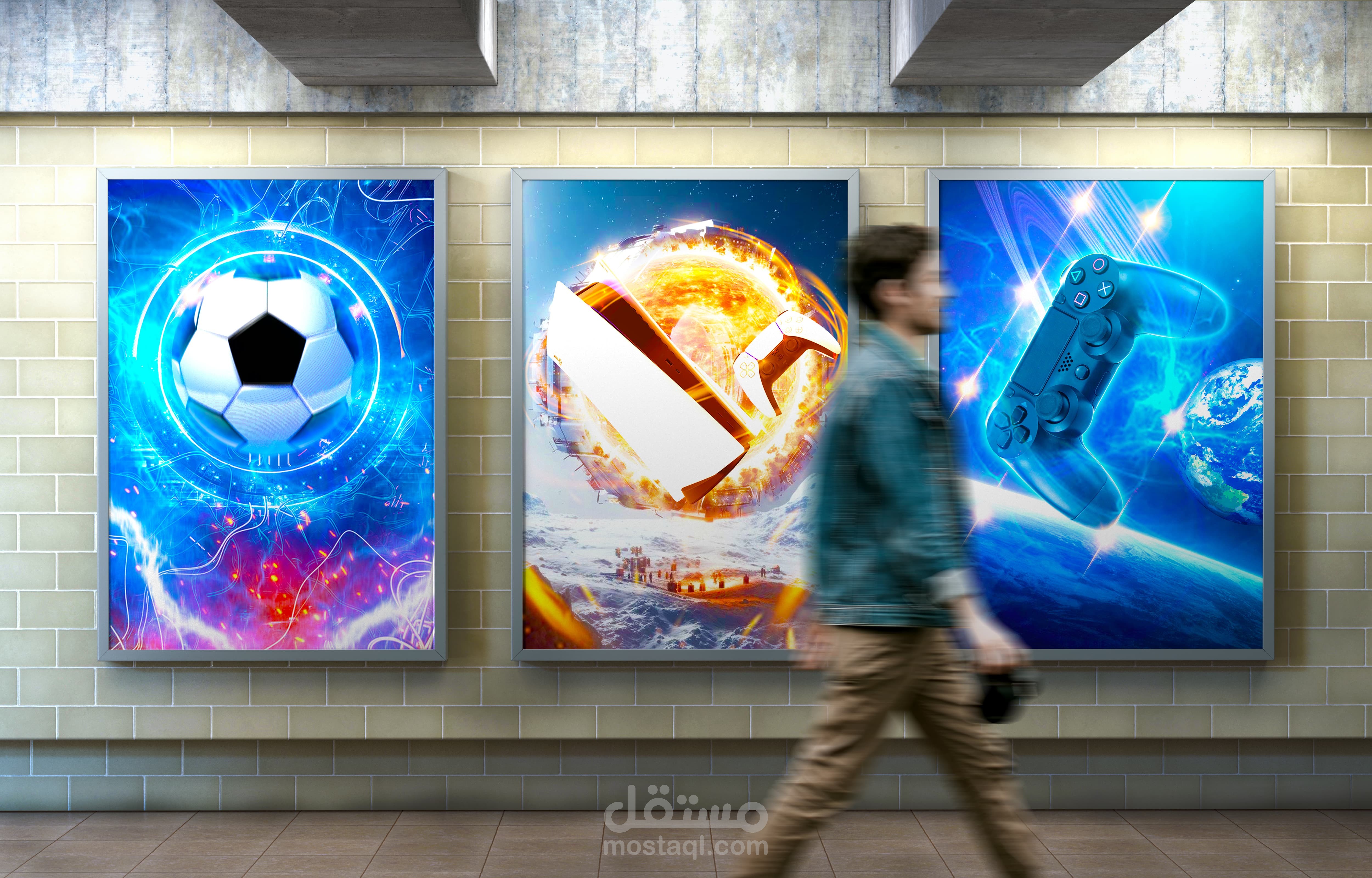 بوسترات بلايستيشن عصريّة