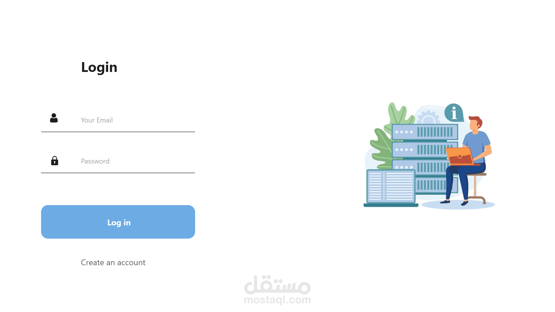 Dashboard for Web App