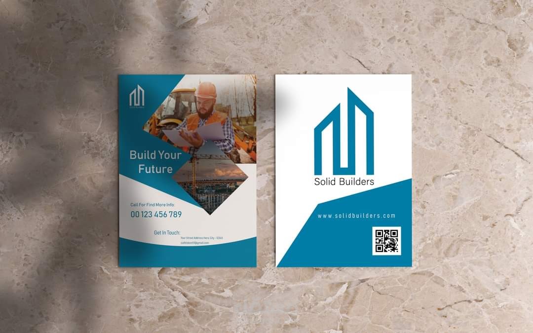 فلاير لشركة Solid Builder