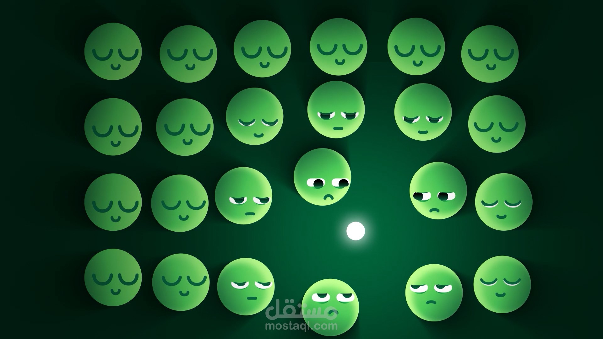 Proximity Reactions made with After Effects