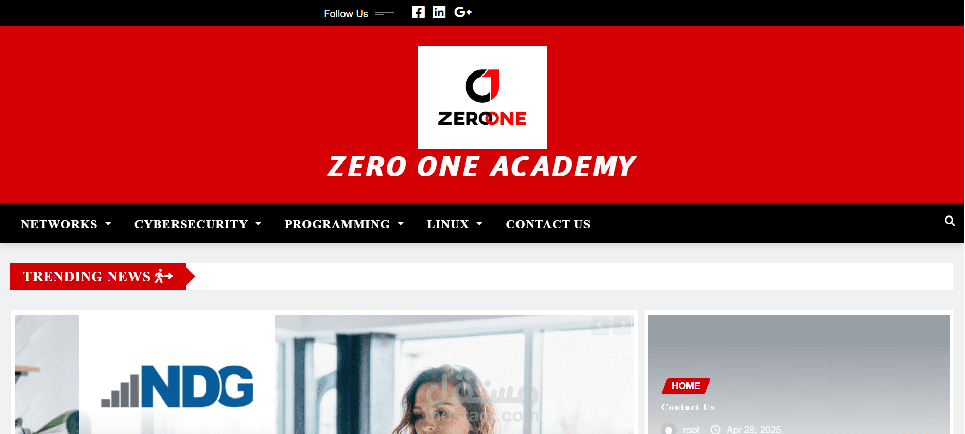 Zero one academy  Cisco Networking Academy (NetAcad)