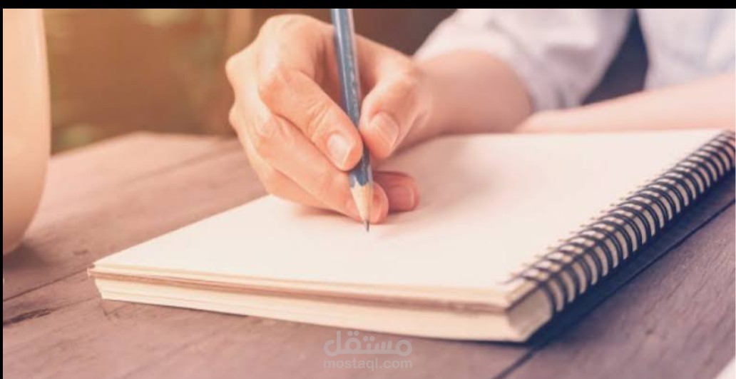 كتابة محتوي تعليمي لاطفال في عرض باور