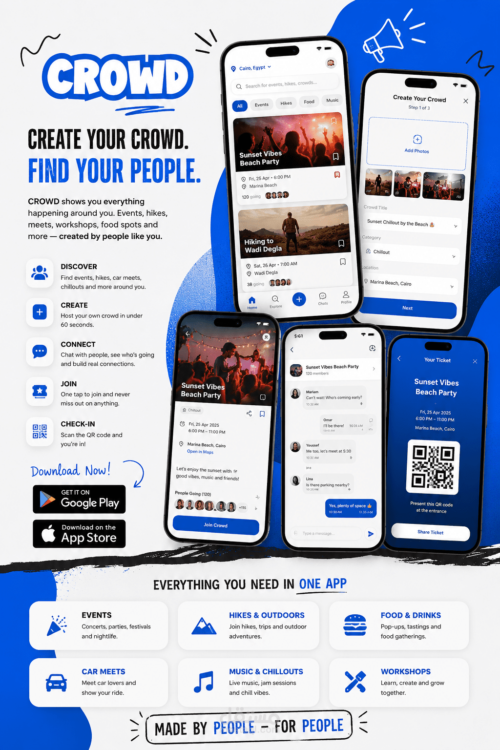 Crowd - Social Events & Gatherings App
