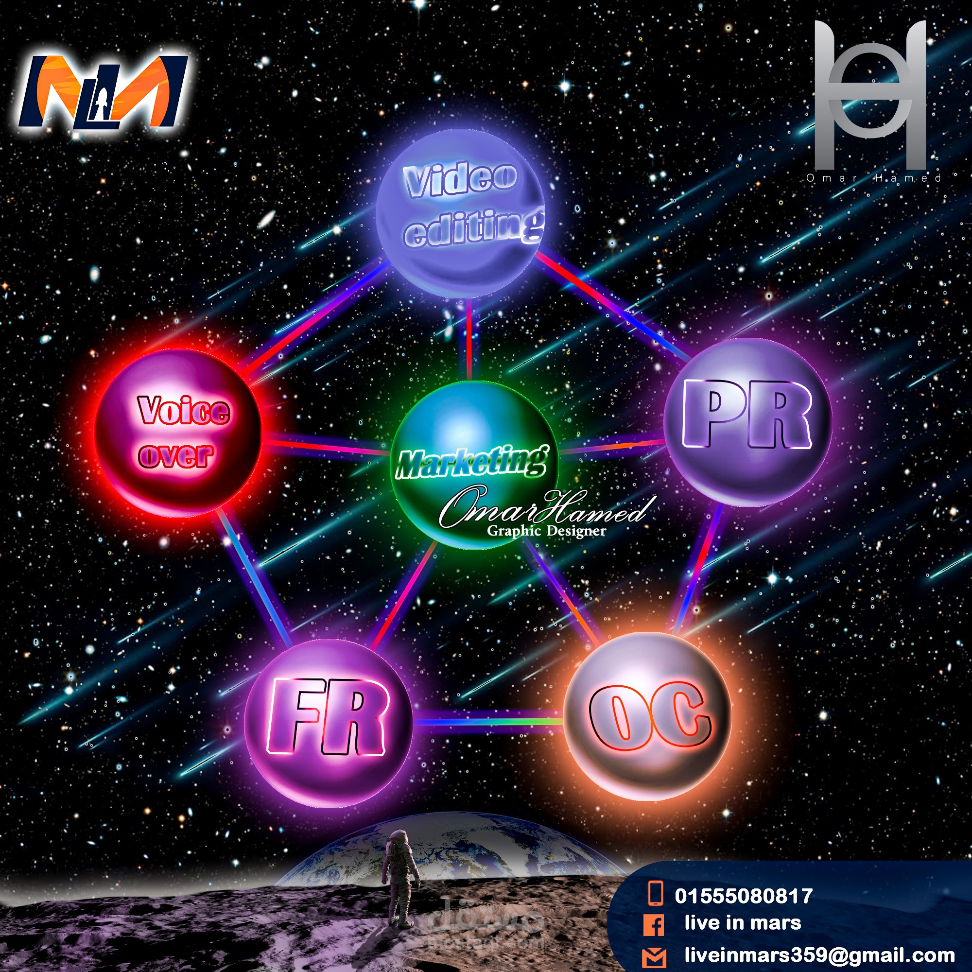 recruitment Design season 1 ( Live in mars )