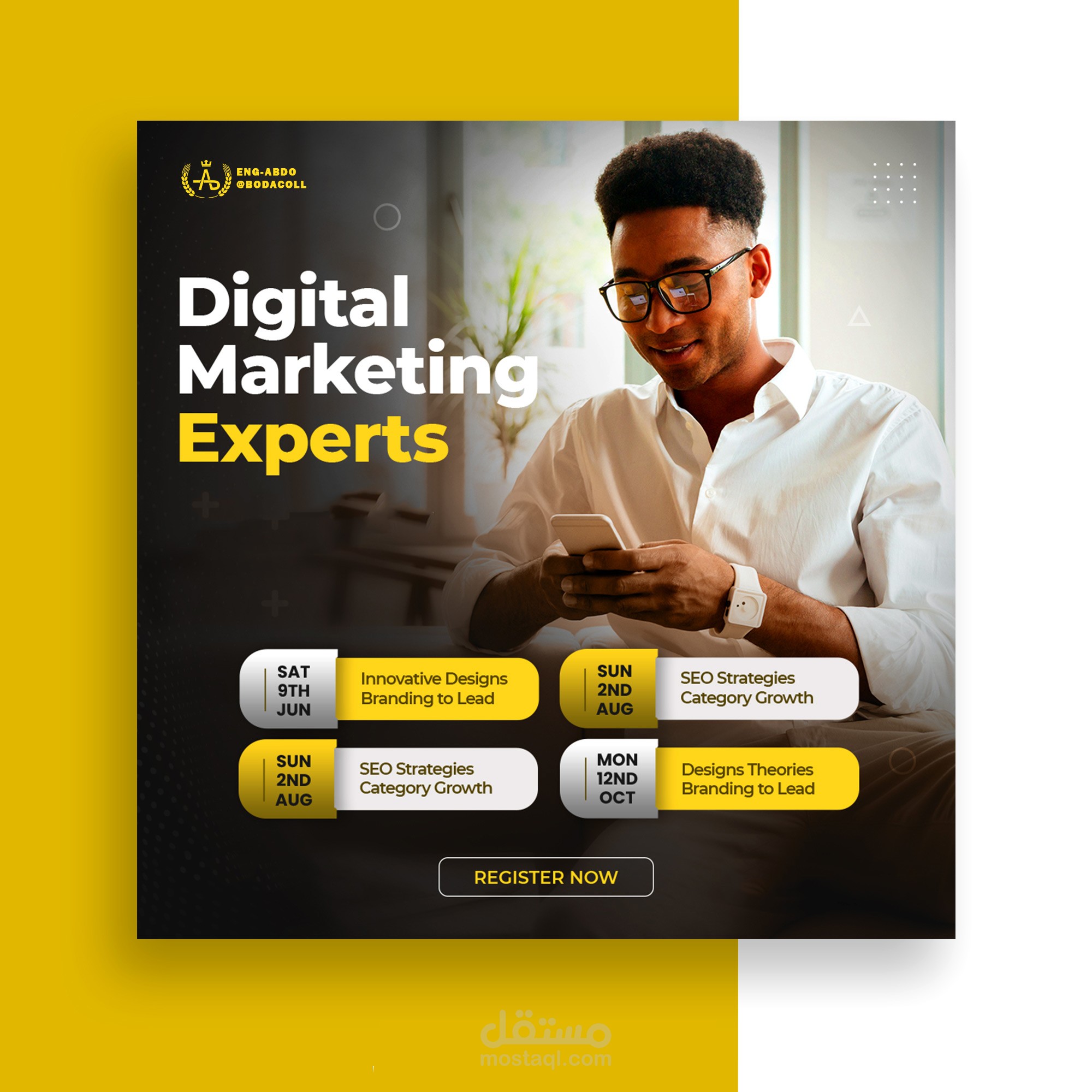 Design poster for Marketing agency