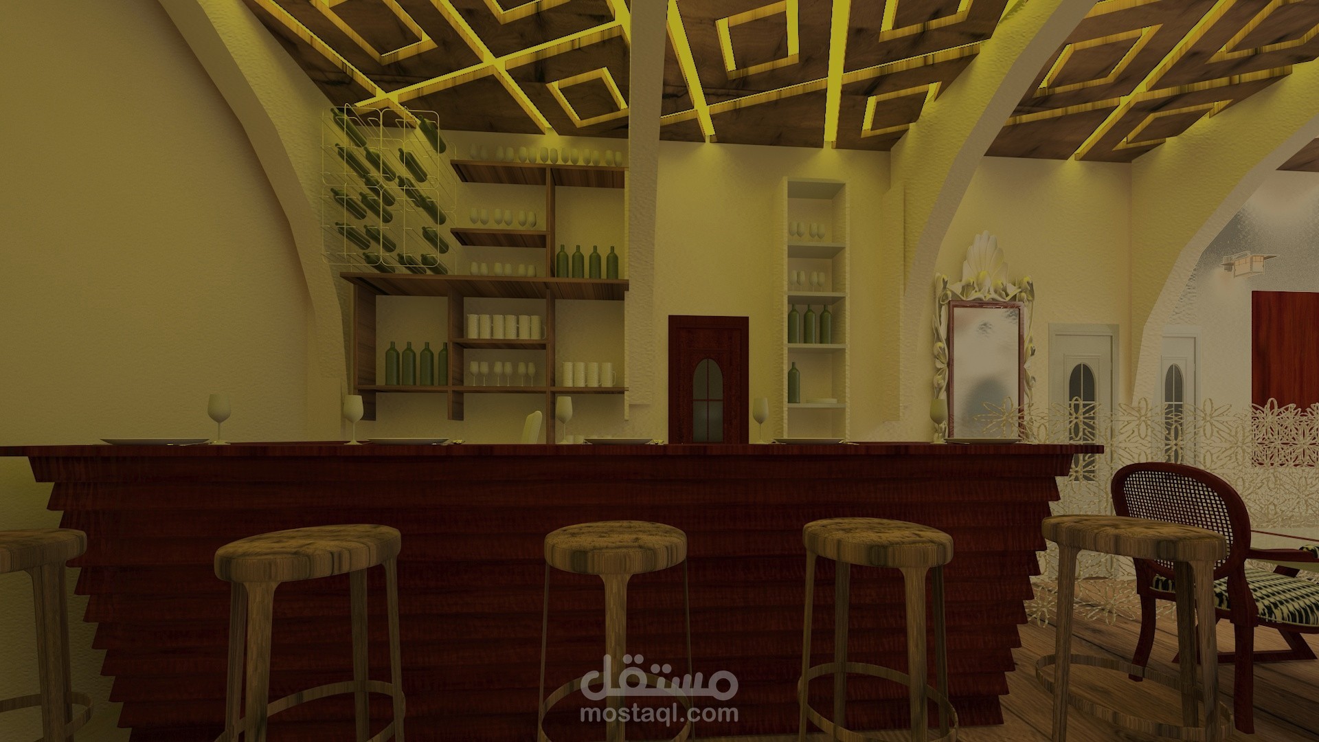 مقهى شعبي