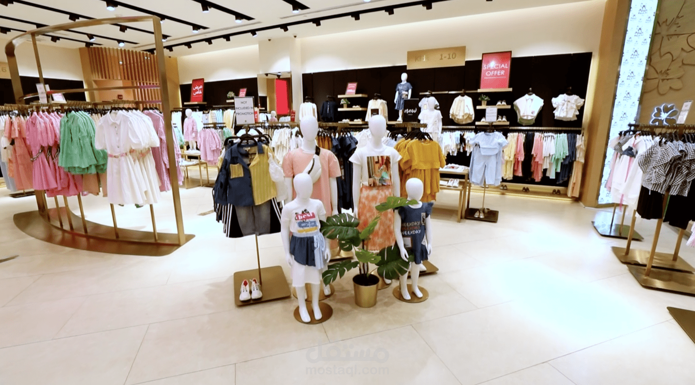 فيديو اعلاني لمحل ملابس