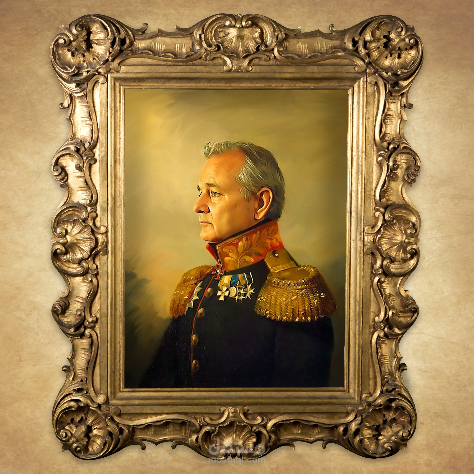 Royal creative digital painting design