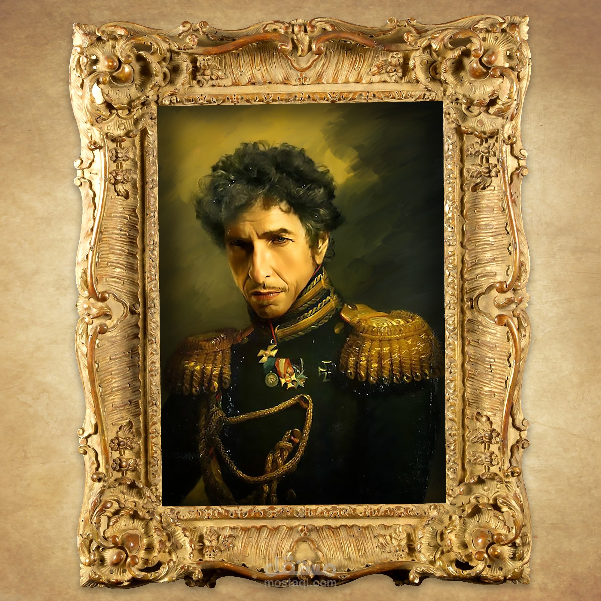 Royal creative digital painting design