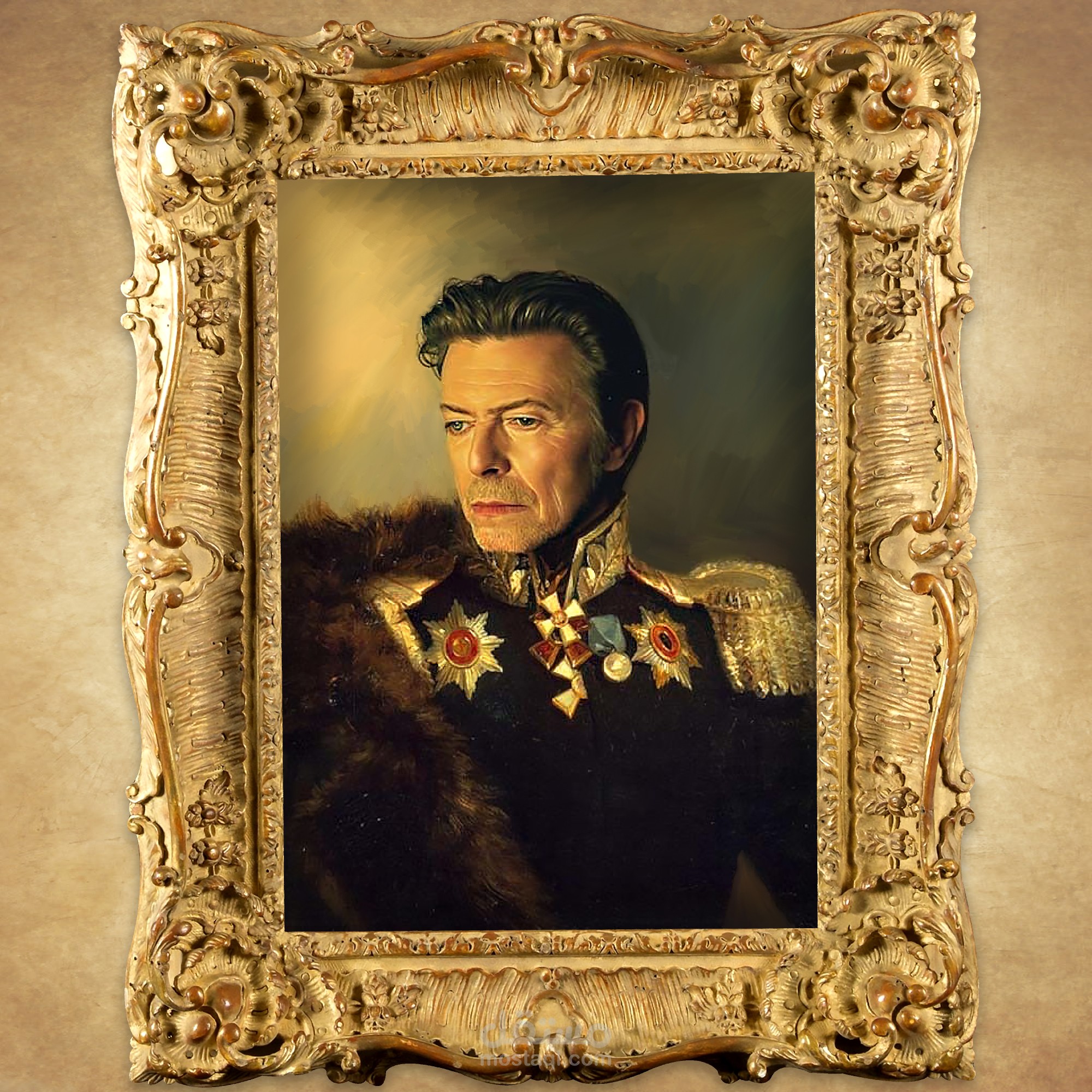 Royal creative digital painting design